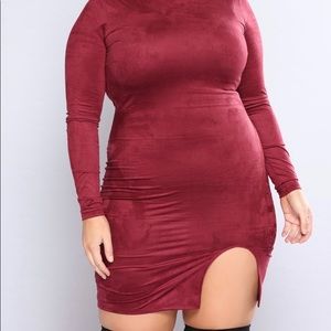 BRIA SUEDE DRESS